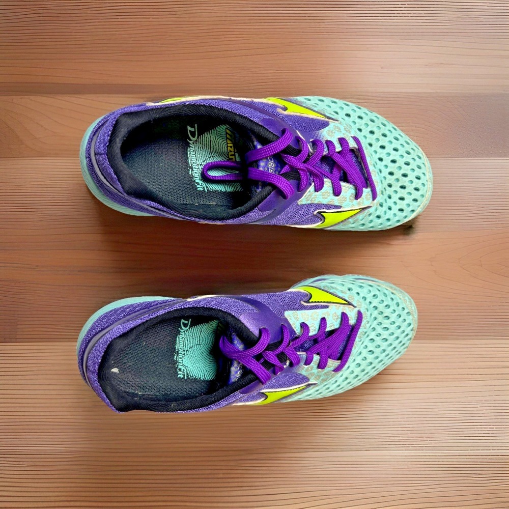 Mizuno Wave Evo Cursoris Women's 7.5‎ Running Shoes Blue 8KN‑38140 Minimalist - Picture 6 of 10